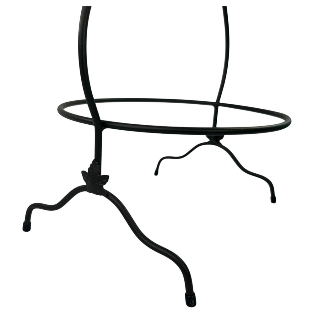 Longaberger Foundry MIXING BOWL STAND 3 Tier Black Wrought Iron - Picture 8 of 12